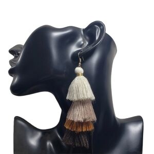 Fashion Jewelry French Hook Tassel Earrings